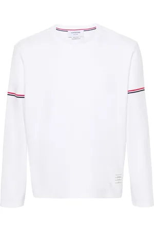 Thom Browne Camiseta con rayas RWB