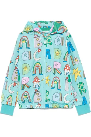 Stella McCartney Chaqueta con estampado gráfico