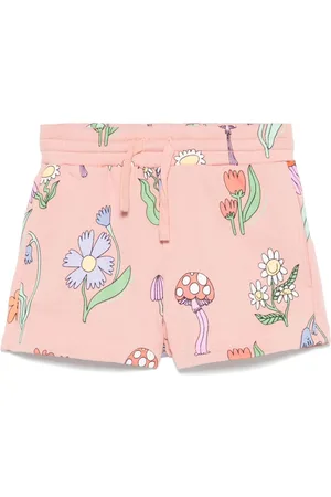 Stella McCartney Pantalones cortos con motivo floral