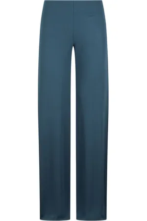 Alberta Ferretti Pantalones con diseño acampanado