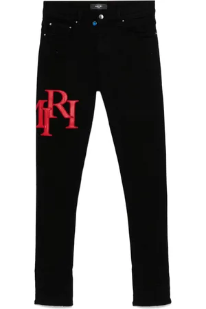 AMIRI Vaqueros con logo Staggered bordado