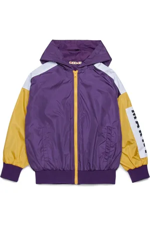 Marni Chaqueta con capucha y diseño colour block