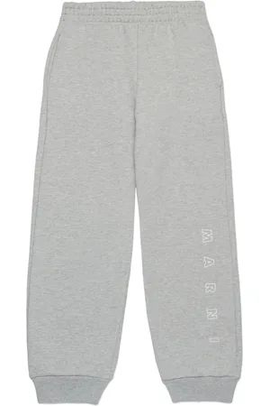Marni Pantalones de chándal con logo bordado