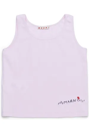 Marni Top con logo bordado