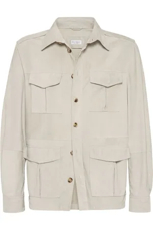 Brunello Cucinelli Sobrecamisa con botones