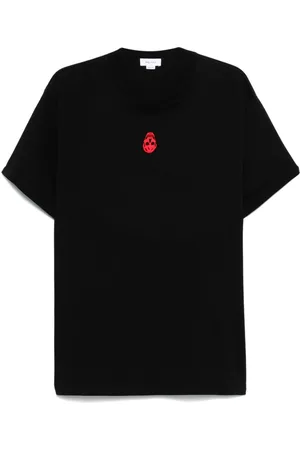 Alexander McQueen Camiseta de algodón