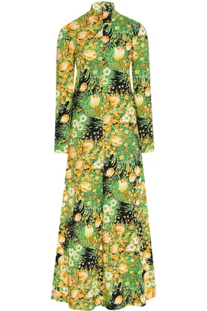 ROSETTA GETTY Vestido largo con cremallera y cuello alto