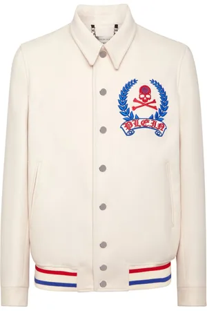 Philipp Plein Sobrecamisa con motivo Skull bordado