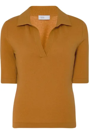 ROSETTA GETTY Polo con cuello abierto