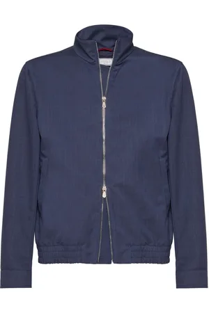 Brunello Cucinelli Chaqueta bómber con cremallera