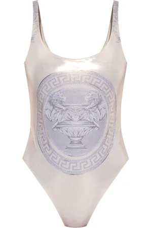 VERSACE Bañador con estatua estampada