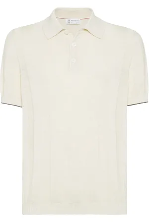 Brunello Cucinelli Polo de canalé