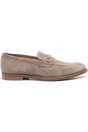 Brunello Cucinelli Mocasines con logo grabado
