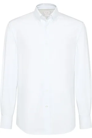 Brunello Cucinelli Camisa a rayas
