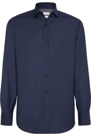 Brunello Cucinelli Camisa con bolsillos