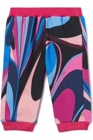 PUCCI Junior Pantalones de chándal con estampado Onde