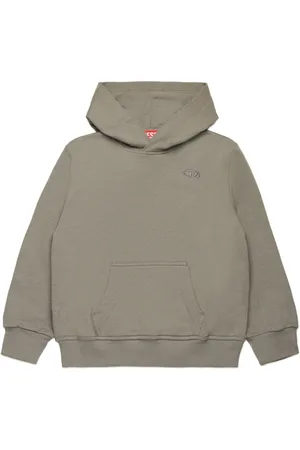 Diesel Sudadera con capucha y logo bordado