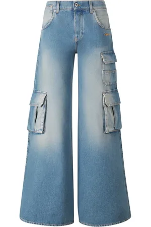 OFF-WHITE Vaqueros cargo con logo bordado
