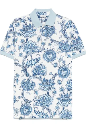 Etro Polo con motivo de cachemira