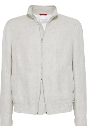 Brunello Cucinelli Chaqueta bómber con cremallera