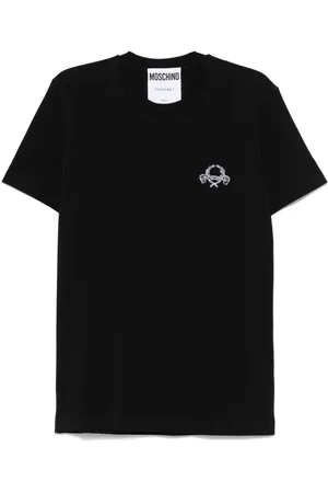 Moschino Camiseta con logo bordado