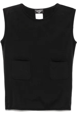 CHANEL Top sin mangas 1998
