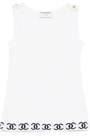 CHANEL Top sin mangas 1990-2000