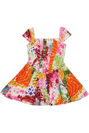Dsquared2 Vestido con motivo de salpicaduras de pintura