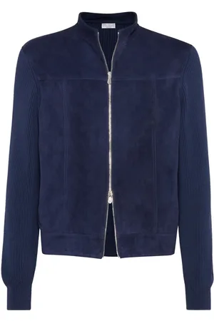 Brunello Cucinelli Chaqueta bómber con cremallera
