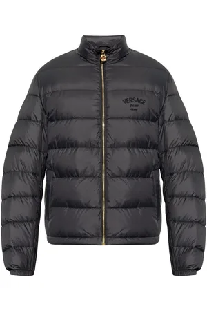 VERSACE Plumífero con logo bordado