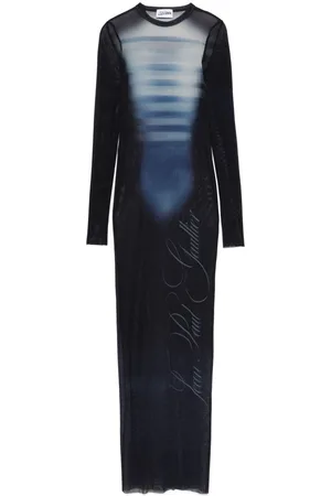 Jean Paul Gaultier Vestido largo de malla