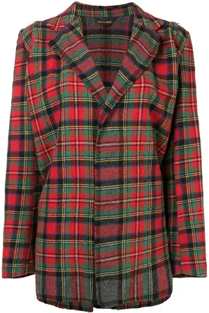 Comme des Garçons Chaqueta holgada de cuadros