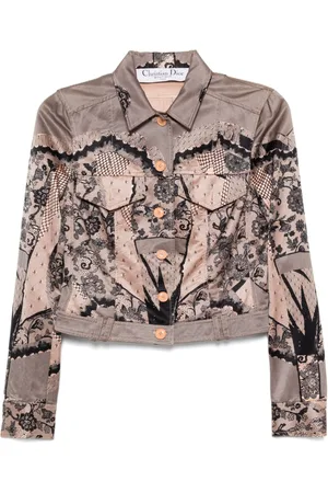 Dior Chaqueta con estampado gráfico 2006