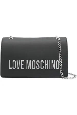 Moschino Bolso de hombro con letras del logo