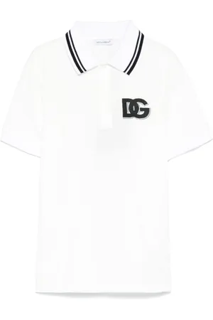 Dolce & Gabbana Polo con logo bordado