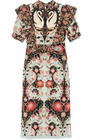 Farm Rio Vestido midi Flowing Beauty