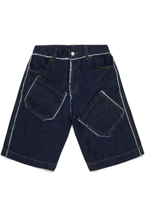 Marni Pantalones vaqueros cortos con bolsillos de parche