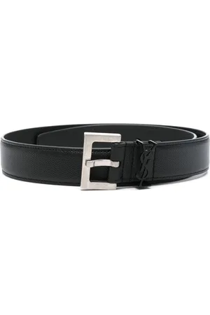 Saint Laurent Cinturón con logo Cassandre