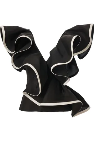 Carolina Herrera Top con volantes