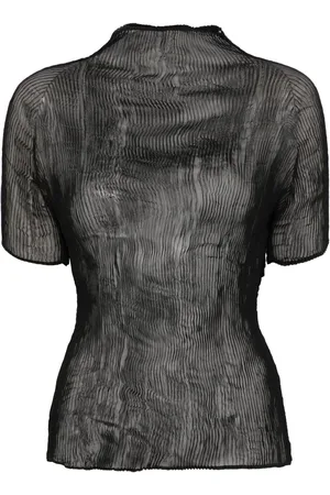 Issey Miyake Top Chiffon Twist