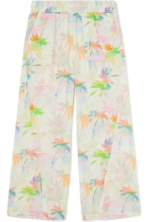 Palm Angels Pantalones con motivo de palmeras