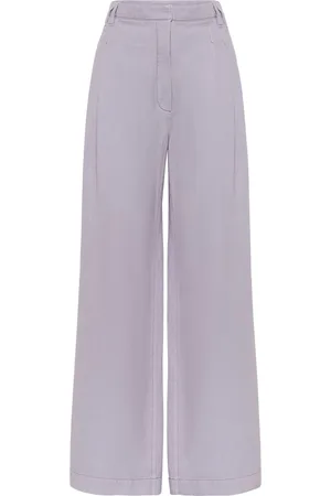 Brunello Cucinelli Pantalones Wide Smart