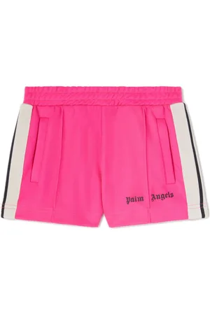 Palm Angels Pantalones cortos de deporte estampados
