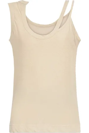 YOHJI YAMAMOTO Camiseta de tirantes lisa