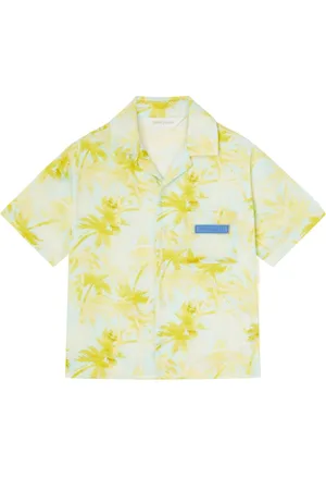 Palm Angels Camisa con estampado gráfico de palmera