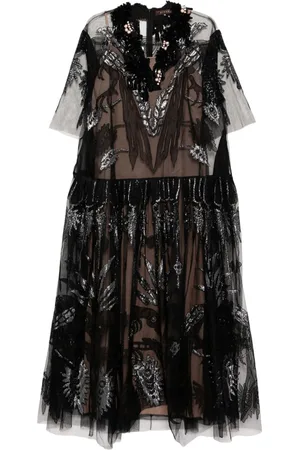 BIYAN Vestido de talle bajo