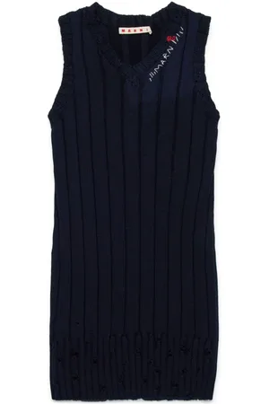 Marni Vestido de punto de canalé