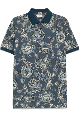 Etro Polo con motivo de cachemira