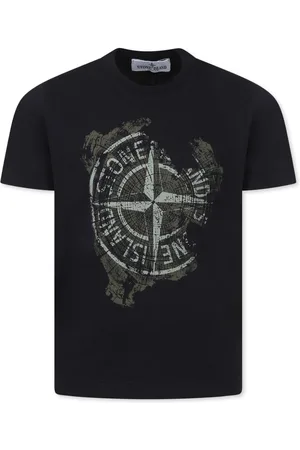 Stone Island Camiseta con logo estampado