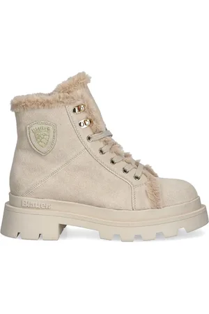 Blauer Botas con cordones